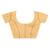 light golden Cotton Dhakai Jamdani Handloom Saree With Blouse