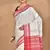 off white Cotton Dhakai Jamdani Handloom Saree