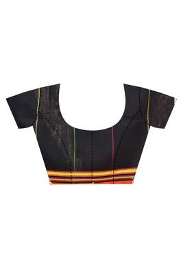 black Cotton Dhakai Jamdani Handloom Saree 5