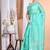 light green Tussar Silk Handloom Saree