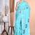 blue Tussar Silk Handloom Saree
