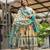 Cotton cambric anarkali printed kurti pant dupatta set