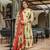 Cotton cambric anarkali printed kurti pant dupatta set