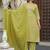 Cotton flex straight kurti pant dupatta set