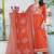 cotton cambric anarkali printed kurti pant dupatta set