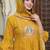 cotton cambric printed anarkali kurti pant dupatta set