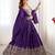 purple Silk Coding Dori Sequin Embroidery Work Lehenga Choli With Dupatta