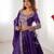 purple Silk Coding Dori Sequin Embroidery Work Lehenga Choli With Dupatta