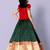 Red Green South Indian pavadai Pattu
