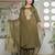 Cotton dyed a-line kurti pant dupatta set