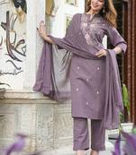 Cotton flex straight kurti pant dupatta set