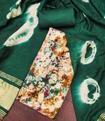 Multi cotton print handwork unstitched dressaterial