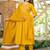 Cotton cambric a-line printed kurti pant dupatta set