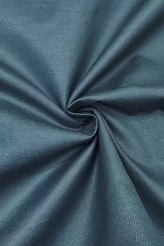Teal cotton embroidered unstitched dressaterial