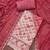 Pink cotton embroidered unstitched dressaterial