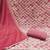Pink cotton embroidered unstitched dressaterial
