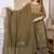 Cotton cambric a-line printed kurti pant dupatta set