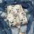 Off white cotton embroidered unstitched dressaterial