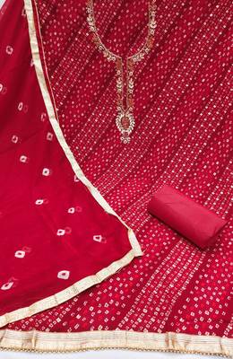 Rani cotton embroidered unstitched dressaterial 3
