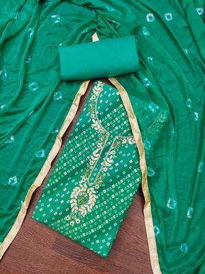 Rama cotton embroidered unstitched dressaterial 1