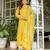 Cotton mulmul anarkali kurti-pant-dupatta set