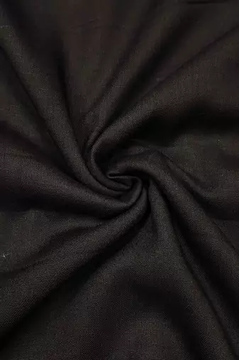 Black cotton embroidered unstitched dressaterial