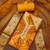 Mustard cotton print handwork unstitched dressaterial