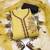 Yellow cotton silk embroidered unstitched dress material