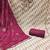 Off- white cotton banarasi handwork unstitched dress material