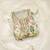 White viscose organza handwork unstitched dress material