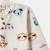 Boys white animal safari printed cotton kurta pyjama set