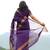 Purple cotton saree with blouse