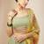 Pista Green Georgette Zari Thread sequin Embroidery Work Lehenga Choli