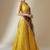 Yellow Georgette Floral sequin Work Lehenga Choli With Dupatta