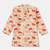 Boys red elephant motif printed cotton kurta pyjama set
