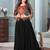Black sequence georgette bustier top with palazzo & Jacket co-ords set for girls