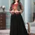 Black sequence georgette bustier top with palazzo & Jacket co-ords set for girls