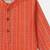 Boys orange tribal string printed cotton kurta pyjama set