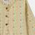 Boys cream tribal string printed cotton kurta pyjama set