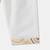 Boys cream leaf and circle printed cotton kurta pyjama set