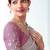 Grey embroidered cut work fancy fabric ceremonial designer saree
