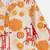 Boys cream giraffe printed cotton kurta pyjama set