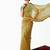 Olive embroidered cut work fancy fabric ceremonial designer saree