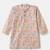 Boys pink floral leaves printed cotton kurta pyjama set