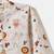 Boys white tiger and lion printed cotton kurta pyjama set