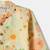 Boys yellow floral printed cotton kurta pyjama set