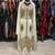 white Kaftan Zari Handcrafted Morrocan Arabic wedding dress
