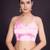 Embellished baby pink color  bollywood georgette saree with unstiched blouse