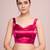 Embellished rose pink color  bollywood georgette saree with unstiched blouse