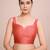 Embellished peach color  bollywood georgette saree with unstiched blouse